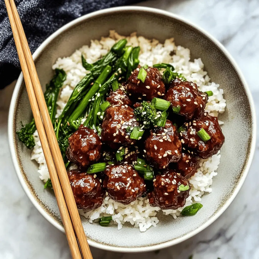 Whip up a batch of these delicious 30-minute Mongolian Beef Meatballs! Packed with sweet and savory flavors, these tender meatballs come together quickly, making them perfect for busy weeknights. Serve them over rice or noodles for a satisfying meal. Save this recipe for your next dinner or meal prep!