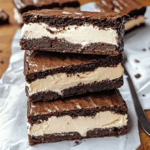 Treat yourself to delicious Brownie Ice Cream Sandwiches that combine rich, fudgy brownies with creamy ice cream! Perfect for warm days or any celebration, these delightful treats are easy to make and sure to impress. Save this recipe for your next gathering or a sweet night in with family. Don't miss out on this irresistible dessert!