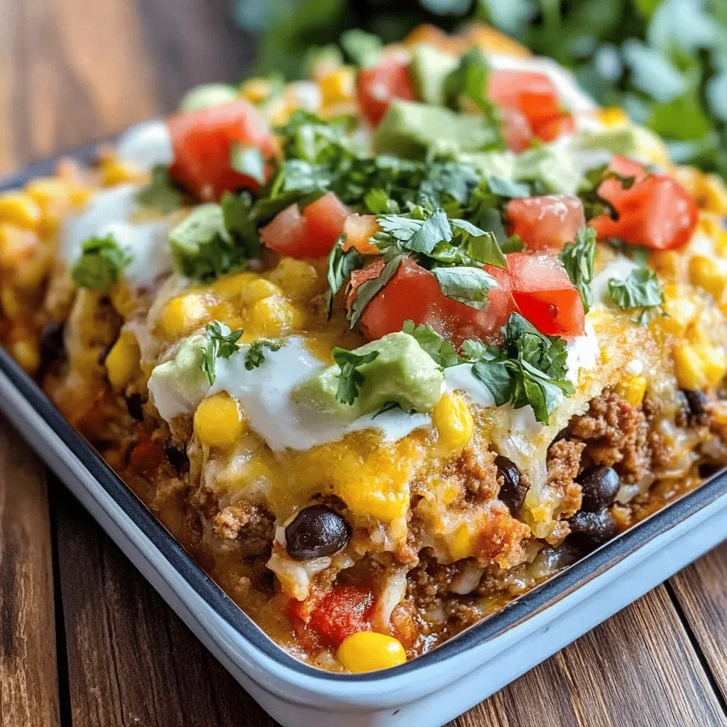 Looking for a cozy family meal? This Cornbread Taco Bake combines zesty taco flavors with delicious cornbread for an unforgettable dish! Packed with seasoned ground beef, beans, and melty cheese, it's perfect for weeknight dinners or game days. Save this easy recipe to impress your loved ones with a comfort food classic!