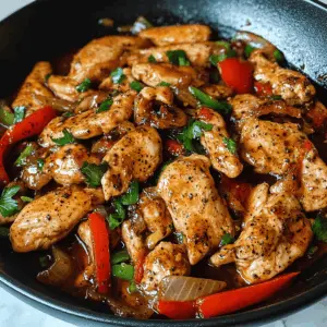 Ready to spice up your dinner? This Easy Black Pepper Chicken Recipe is packed with bold flavors and simple ingredients! Tender chicken is coated in a savory black pepper sauce that's perfect over rice or noodles. Save this pin for a quick weeknight meal that everyone will love! Enjoy this dish for family dinners or cozy nights in.
