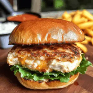Get ready for the easiest and tastiest Cheddar Ranch Chicken Burgers! Made with juicy chicken and flavorful ranch seasoning, these burgers are perfect for a quick weeknight dinner or summer BBQ. Top them with your favorite fixings and enjoy a meal that's both satisfying and easy to make. Save this pin to whip up these delicious burgers for your next gathering!