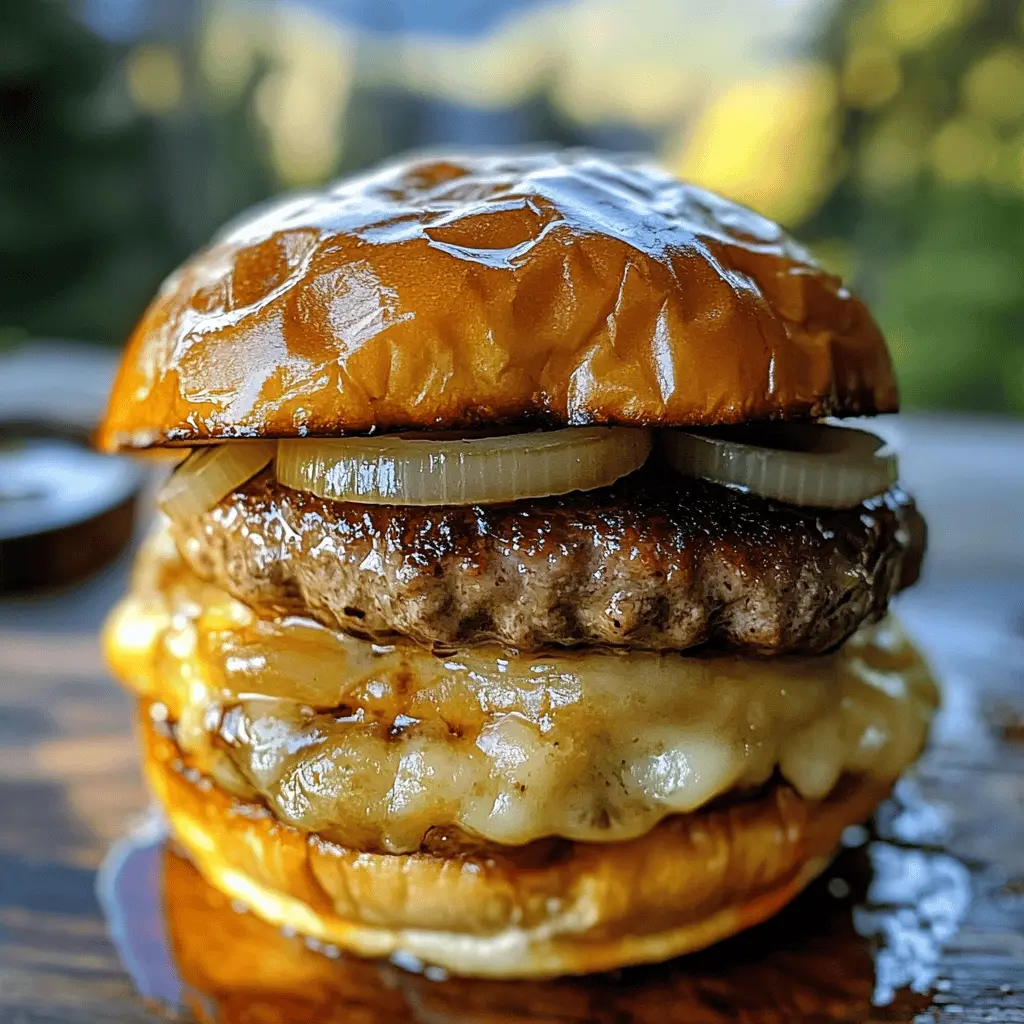 Take your burger night to the next level with these delicious French Onion Burgers! Packed with rich flavors from caramelized onions and melty cheese, these mouthwatering burgers are perfect for grilling season or an easy weeknight dinner. Make sure to save this recipe for your next cookout or family gathering!