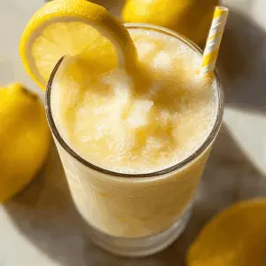 Beat the heat with this refreshing Frozen Lemonade recipe! Made with just a few simple ingredients, it's the perfect icy treat for summer days. Enjoy the bright and zesty flavors that will leave you feeling rejuvenated. Save this easy recipe for your next backyard BBQ or pool party! Refreshment is just a blend away!