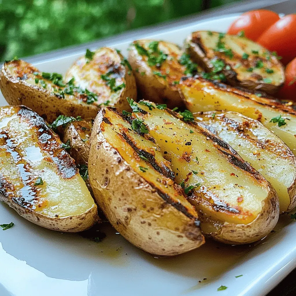 These grilled baked potatoes are the perfect side dish for your next barbecue! Crispy on the outside and fluffy on the inside, they are seasoned to perfection with just salt and pepper, letting the natural flavors shine. Grill them alongside your favorite meats for a delicious pairing. Save this recipe to impress your friends and family at your next cookout!