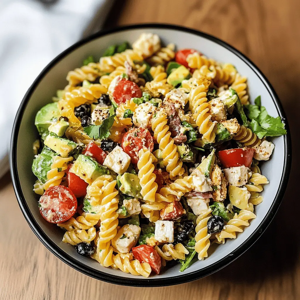 Easy High Protein Pasta Salad Recipe