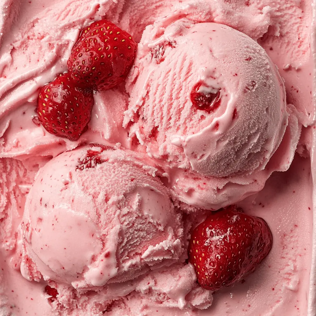 Treat yourself to the joys of summer with this delicious homemade strawberry ice cream! Made with fresh strawberries and creamy goodness, this recipe captures all the flavors of ripe strawberries in every scoop. Perfect for hot days, birthdays, or just because! Save this easy strawberry ice cream recipe for your next special occasion or family gathering. Enjoy a sweet, refreshing dessert that everyone will love!