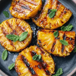 Sweet and smoky, this Honey Glazed Grilled Pineapple recipe is a tropical treat that's perfect for summer gatherings! Enjoy juicy pineapple rings caramelized with honey, making a delightful addition to any BBQ or dessert spread. Save this pin for a refreshing twist on your favorite fruits—perfect for easy snacking or as a topping for ice cream!