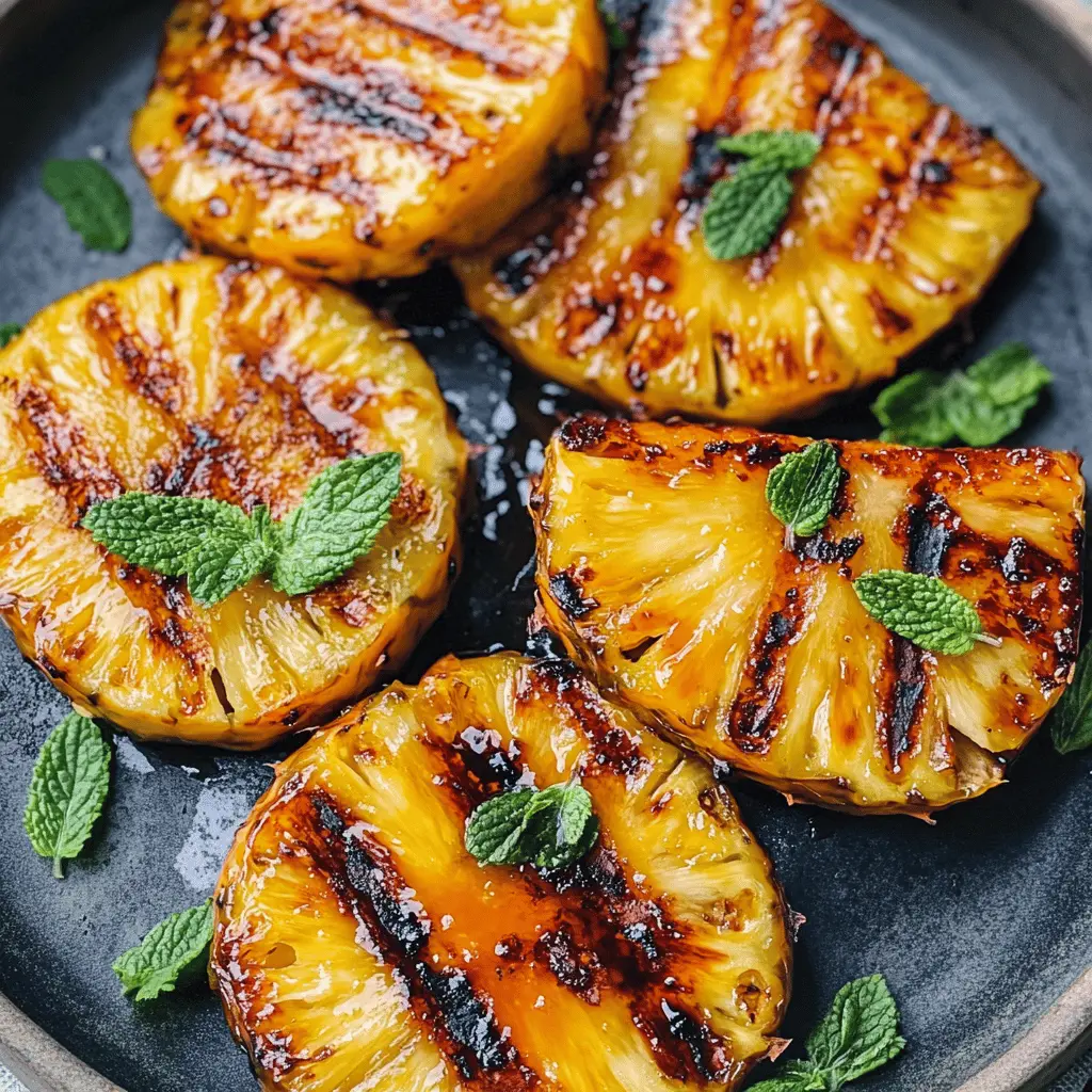 Sweet and smoky, this Honey Glazed Grilled Pineapple recipe is a tropical treat that's perfect for summer gatherings! Enjoy juicy pineapple rings caramelized with honey, making a delightful addition to any BBQ or dessert spread. Save this pin for a refreshing twist on your favorite fruits—perfect for easy snacking or as a topping for ice cream!
