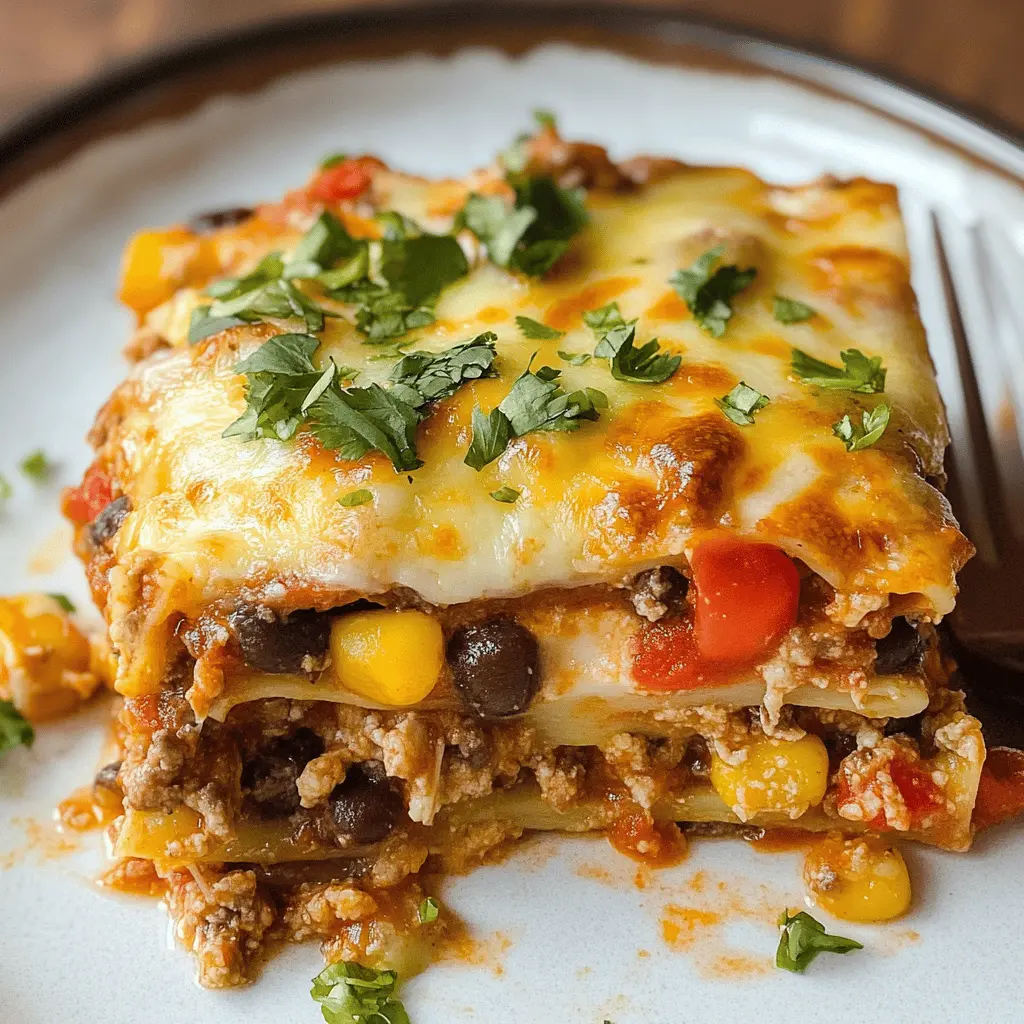 Craving a delicious twist on a classic? This Mexican Lasagna layers tortillas, seasoned ground beef, black beans, and melted cheese for a hearty meal that's packed with flavor. Perfect for family dinners or game day gatherings, it'll be a hit! Save this recipe for your next get-together and impress your guests!