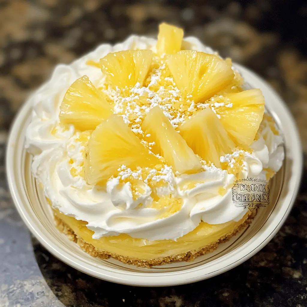 This No Bake Pineapple Cream Dessert is the perfect light and refreshing treat for any occasion! With layers of creamy goodness, sweet pineapple, and a crunchy crust, it’s a delightful way to satisfy your sweet tooth without turning on the oven. Save this recipe for your next summer gathering or celebration! You won’t want to miss out on this delicious dessert.