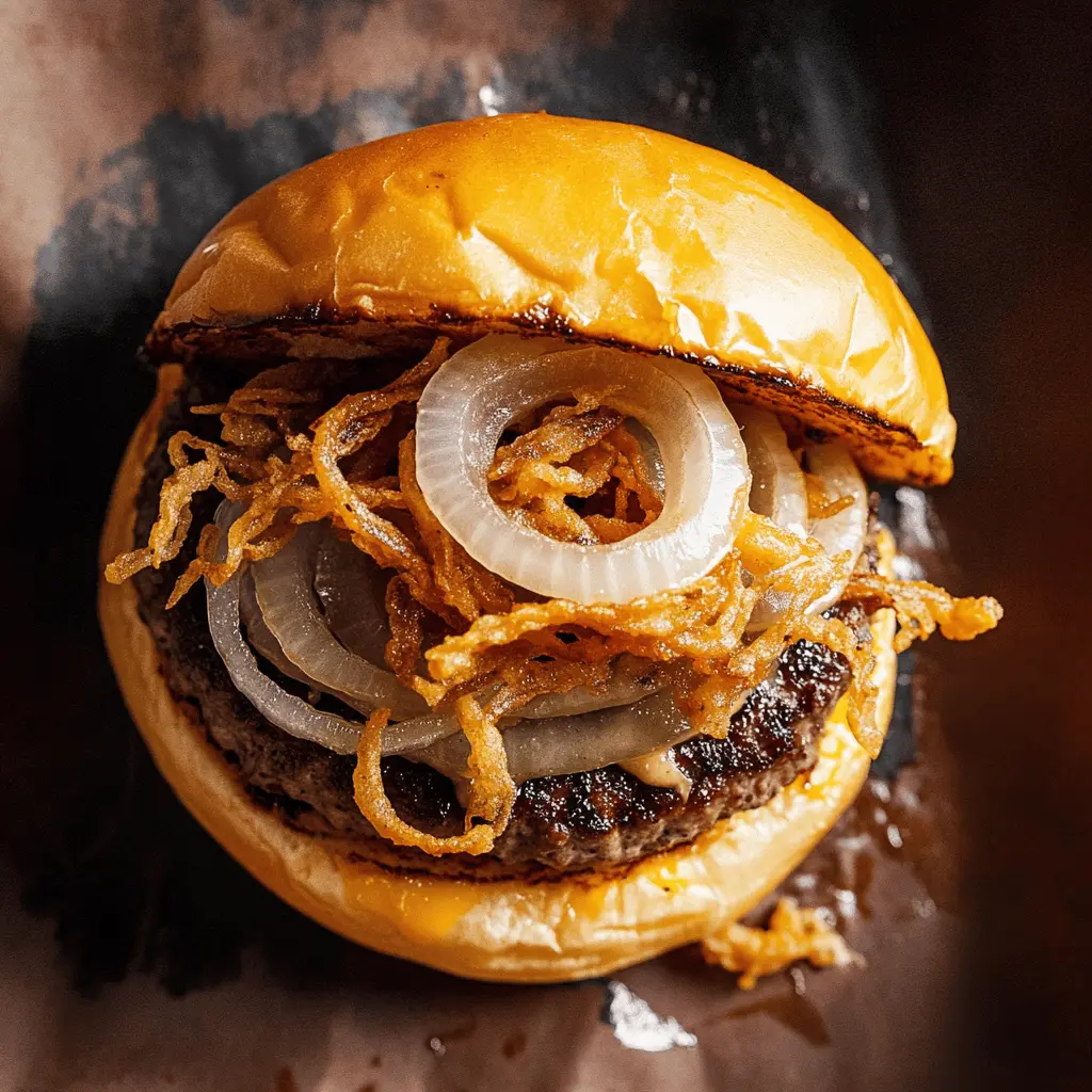 Get ready to enjoy the mouthwatering delight of Oklahoma Fried Onion Burgers! Juicy beef patties topped with crispy onions create a perfect blend of flavor and texture. Perfect for your next BBQ or casual dinner, this recipe is sure to impress family and friends. Save this pin to make these delicious burgers and elevate your meal time!