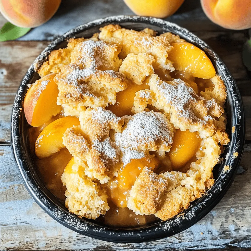 Enjoy a slice of Southern tradition with this delicious Peach Cobbler! Bursting with juicy peaches and topped with a golden, buttery crust, this recipe is perfect for warm evenings or family gatherings. It’s easy to make and sure to impress your guests! Save this pin for a sweet dessert that’s always a crowd-pleaser!