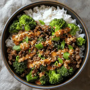 Quick weeknight dinners just got a lot tastier! This Teriyaki Ground Beef and Broccoli with Yum Yum Sauce is a flavorful delight that combines tender beef, fresh broccoli, and a creamy sauce that everyone loves. Perfect for busy evenings or meal prep! Save this recipe now and make a scrumptious meal that will impress your family!