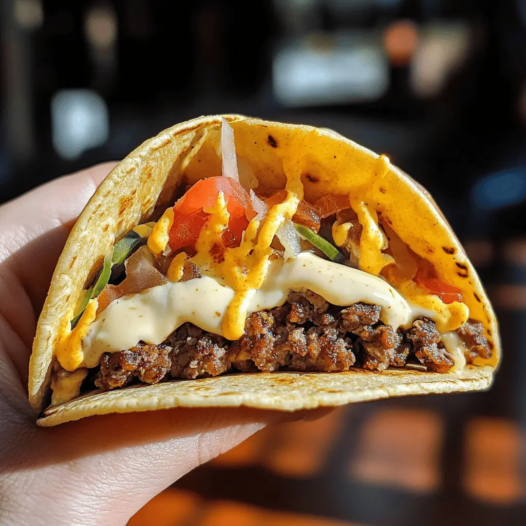 Easy Smash Burger Tacos Recipe for Quick Meals