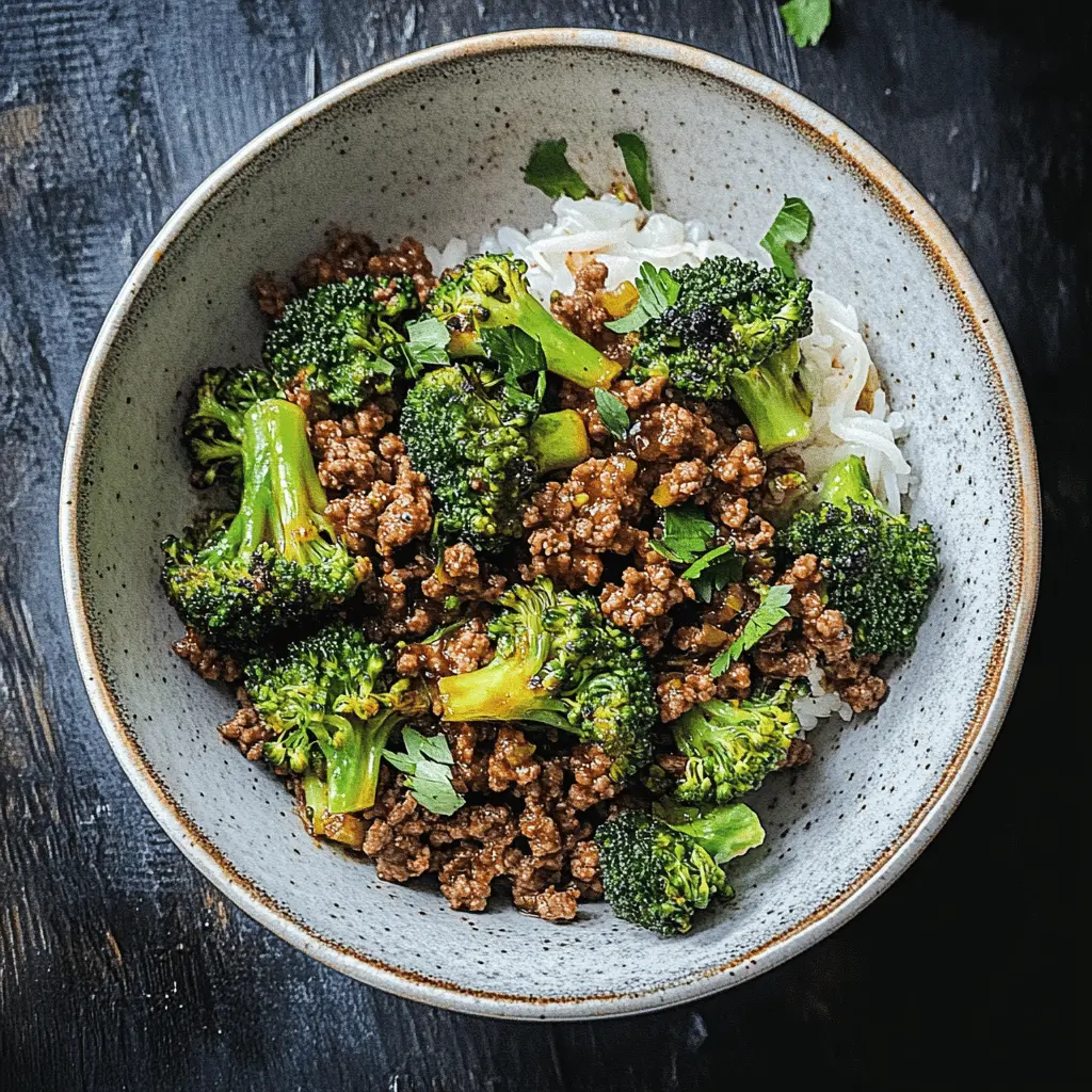 Easy Ground Beef and Broccoli Stir Fry Recipe