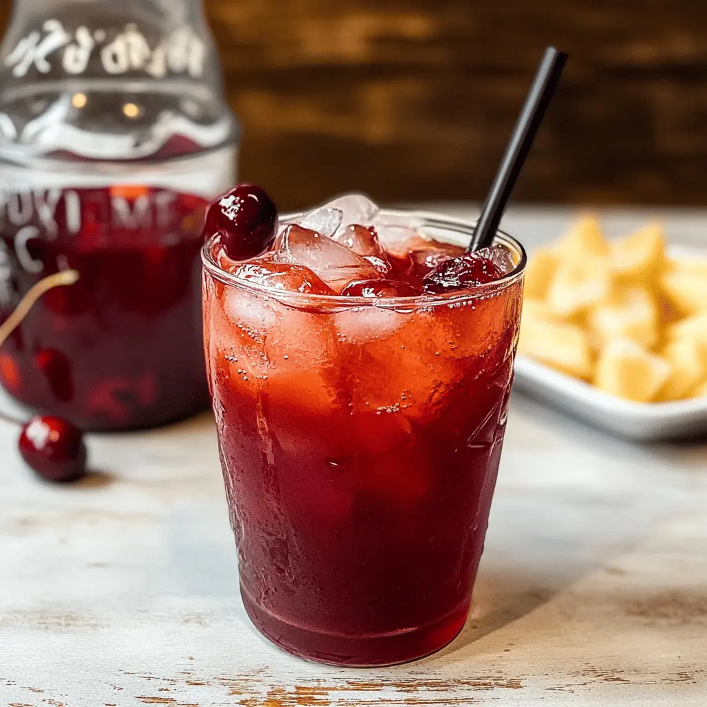 Easy Refreshing Cherry Iced Tea Recipe