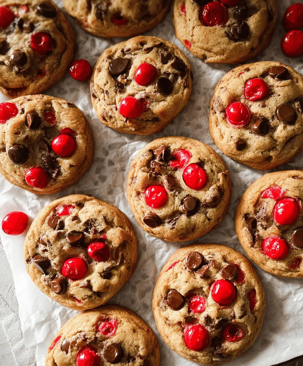 Easy Maraschino Cherry Chocolate Chip Cookies Recipe