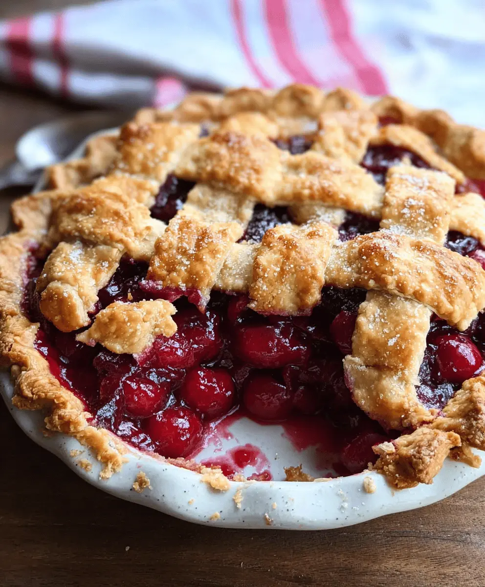 Easy Homemade Cherry Pie Recipe
