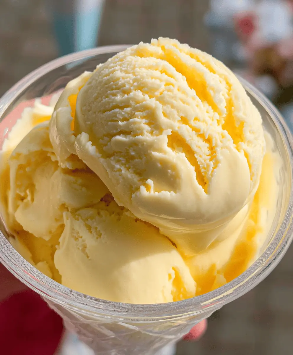 Easy Homemade Custard Ice Cream Recipe
