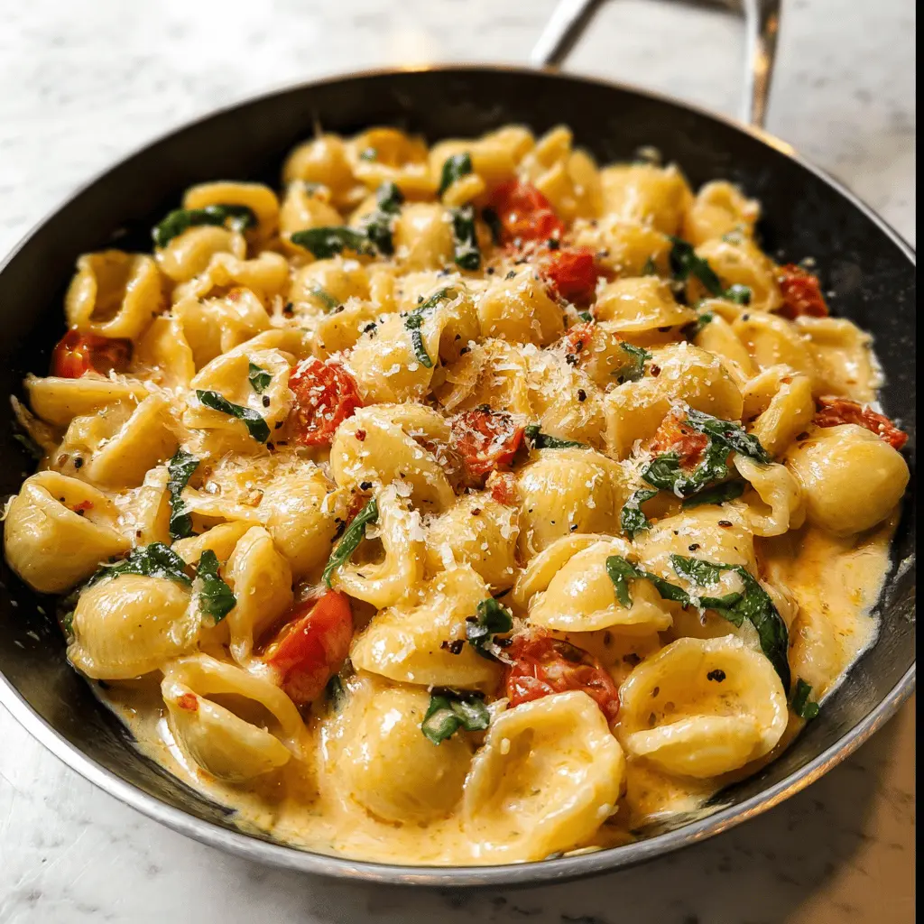 Easy Creamy Basil Tomato Pasta Recipe