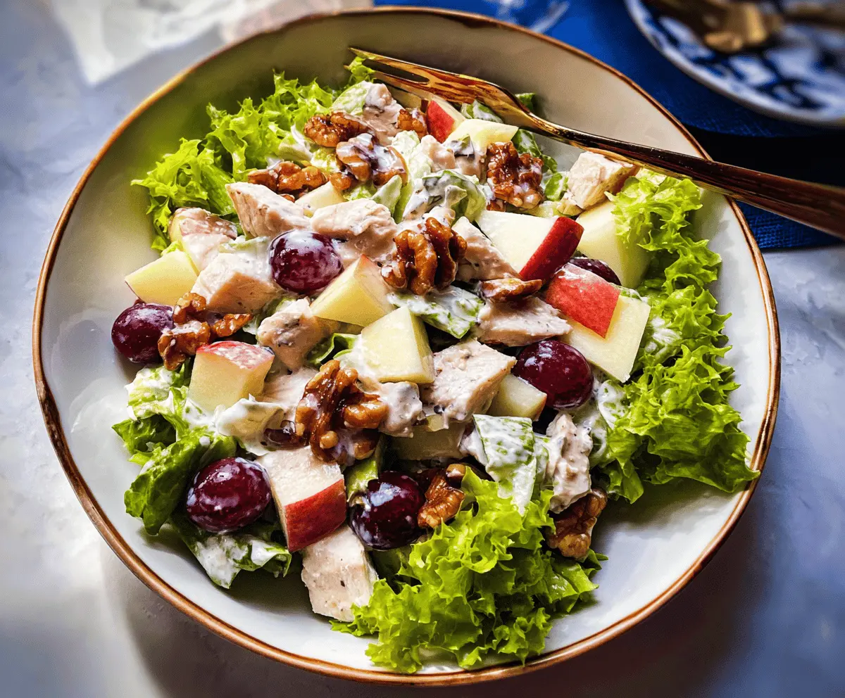 Easy Chicken Waldorf Salad Recipe