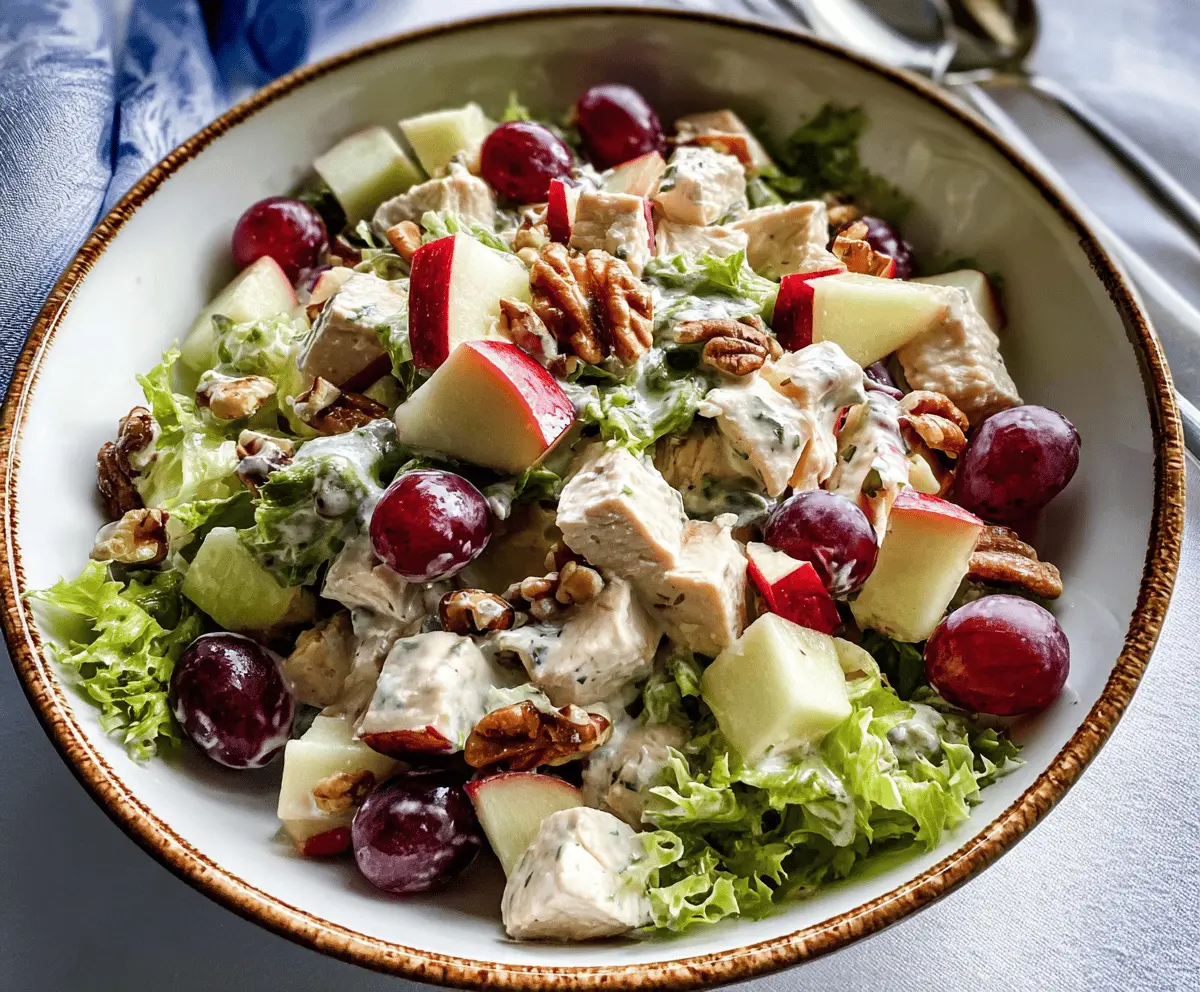 Easy Chicken Waldorf Salad Recipe