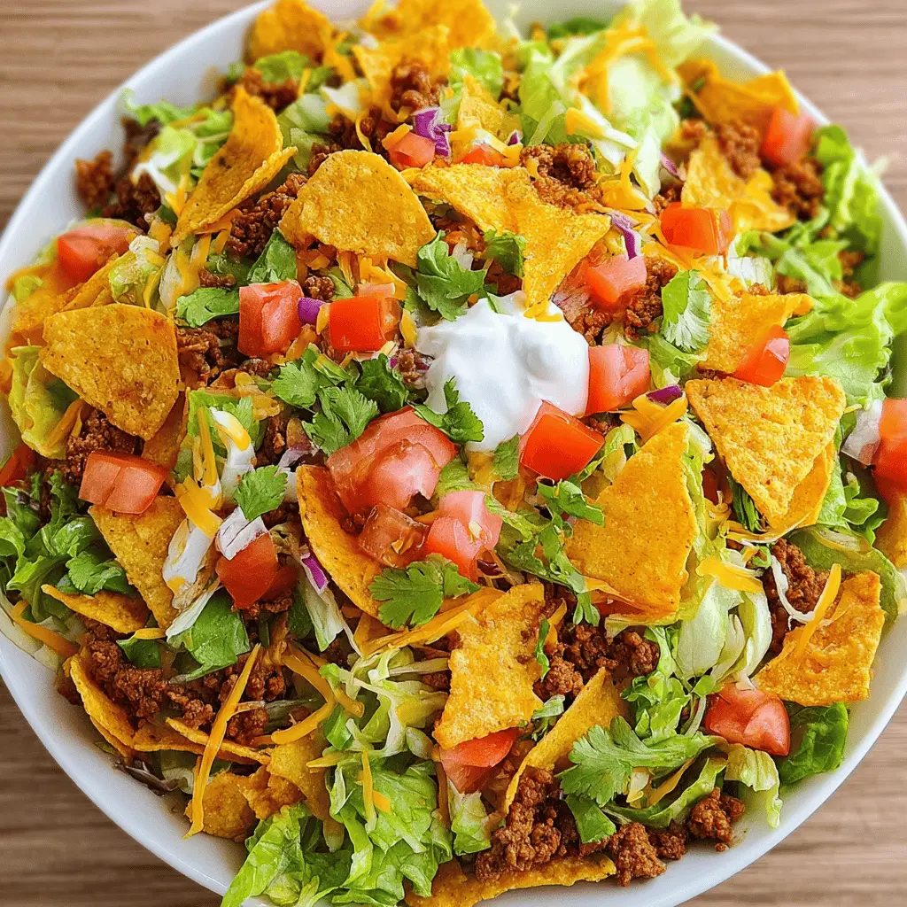 Easy Doritos Taco Salad Recipe for Quick Meals