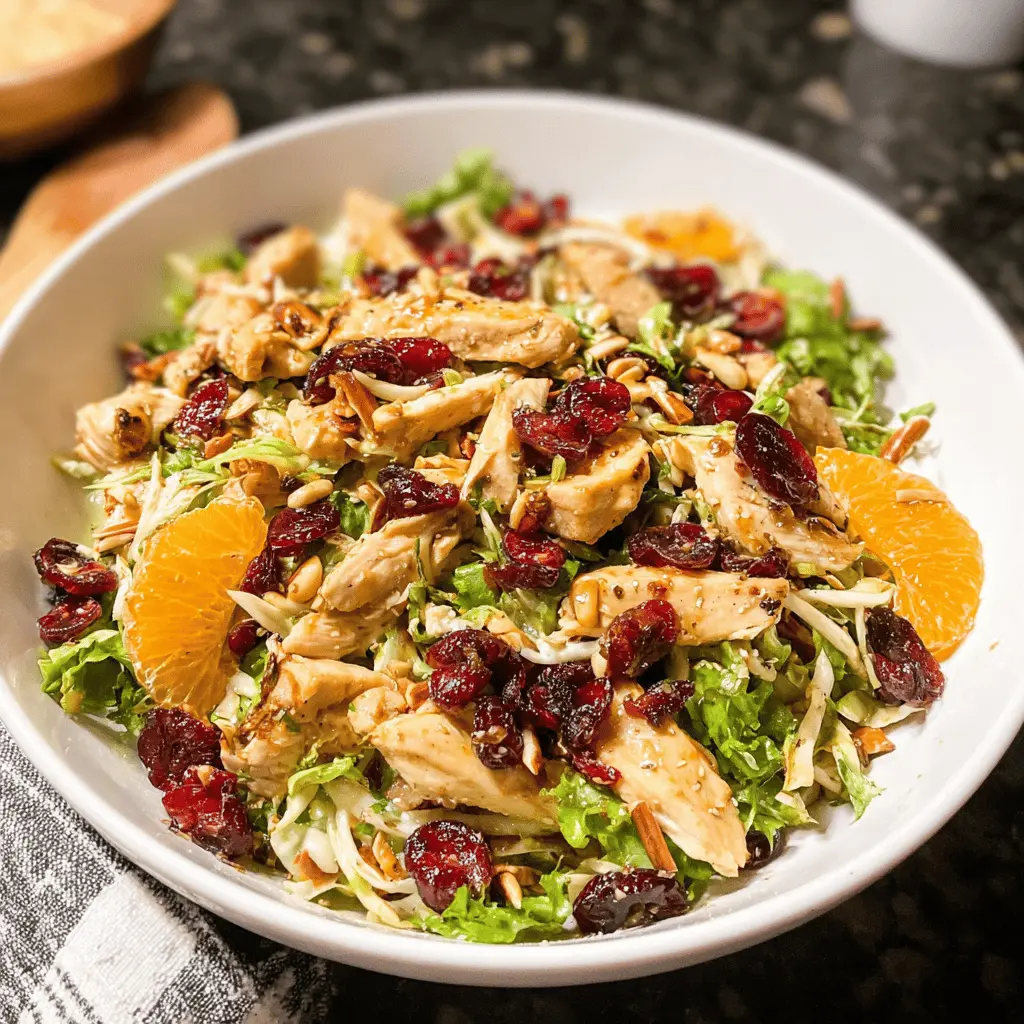 Easy Asian Chicken Cranberry Salad Recipe