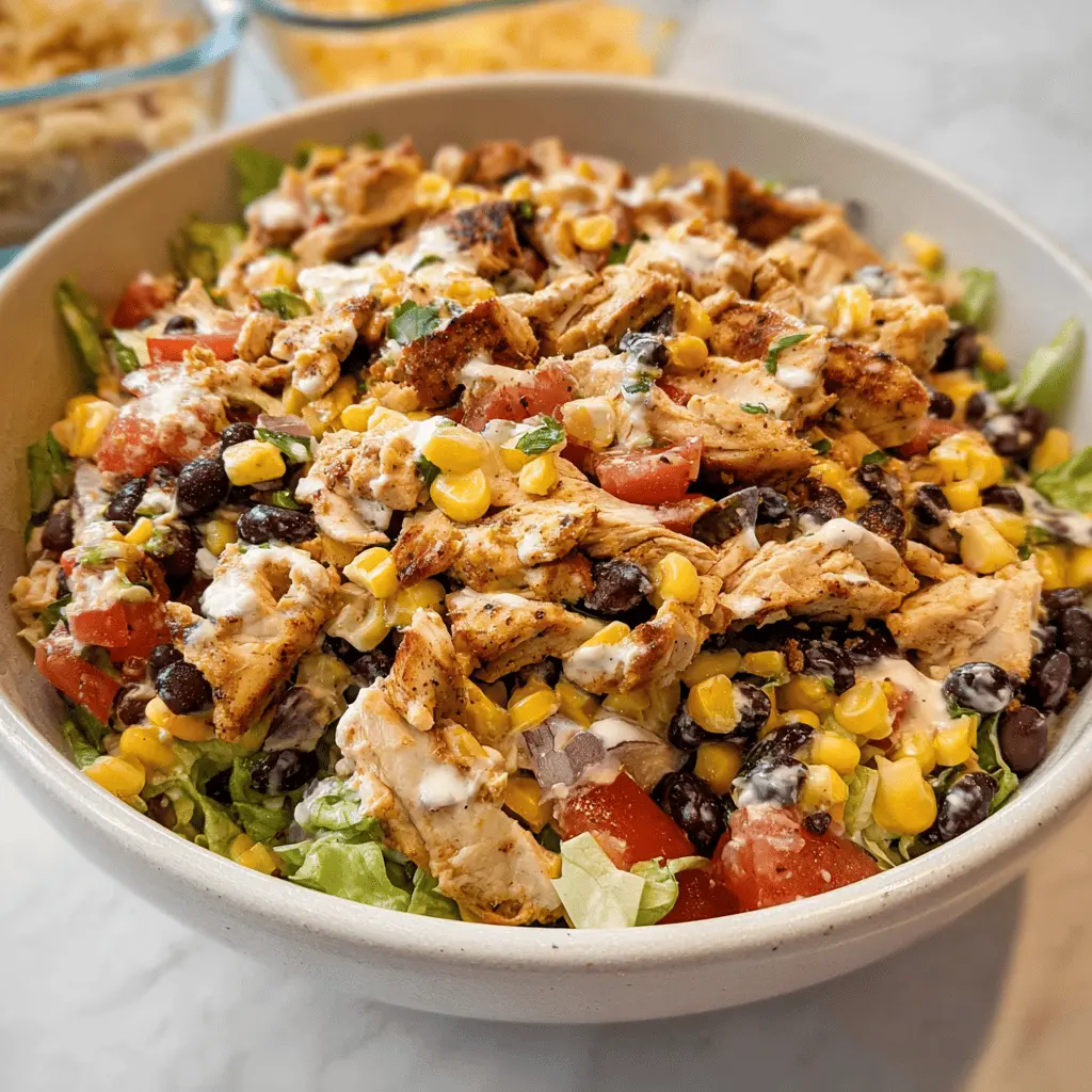 Easy Southwest Chicken Salad Recipe