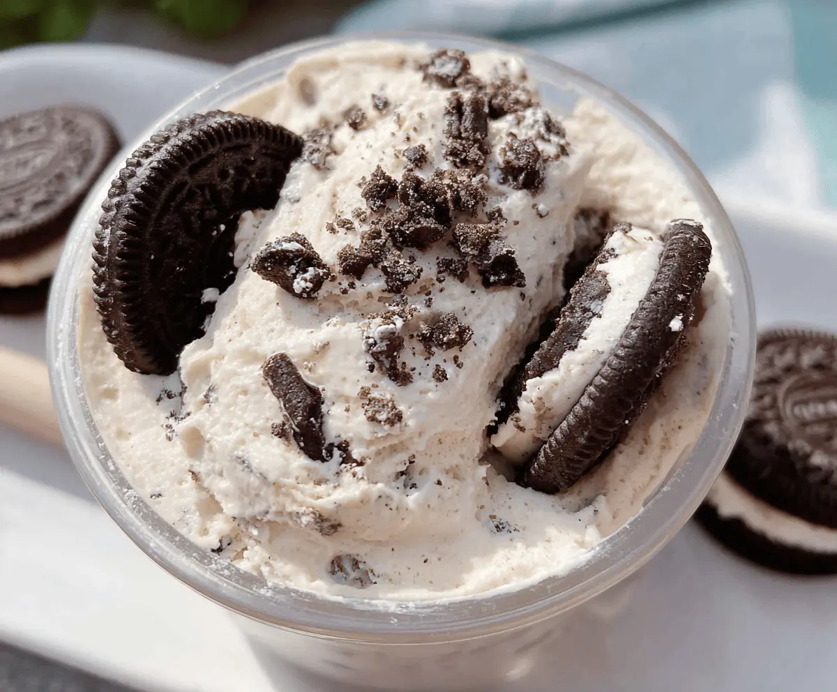 Easy Ninja Creami Cookies and Cream Recipe