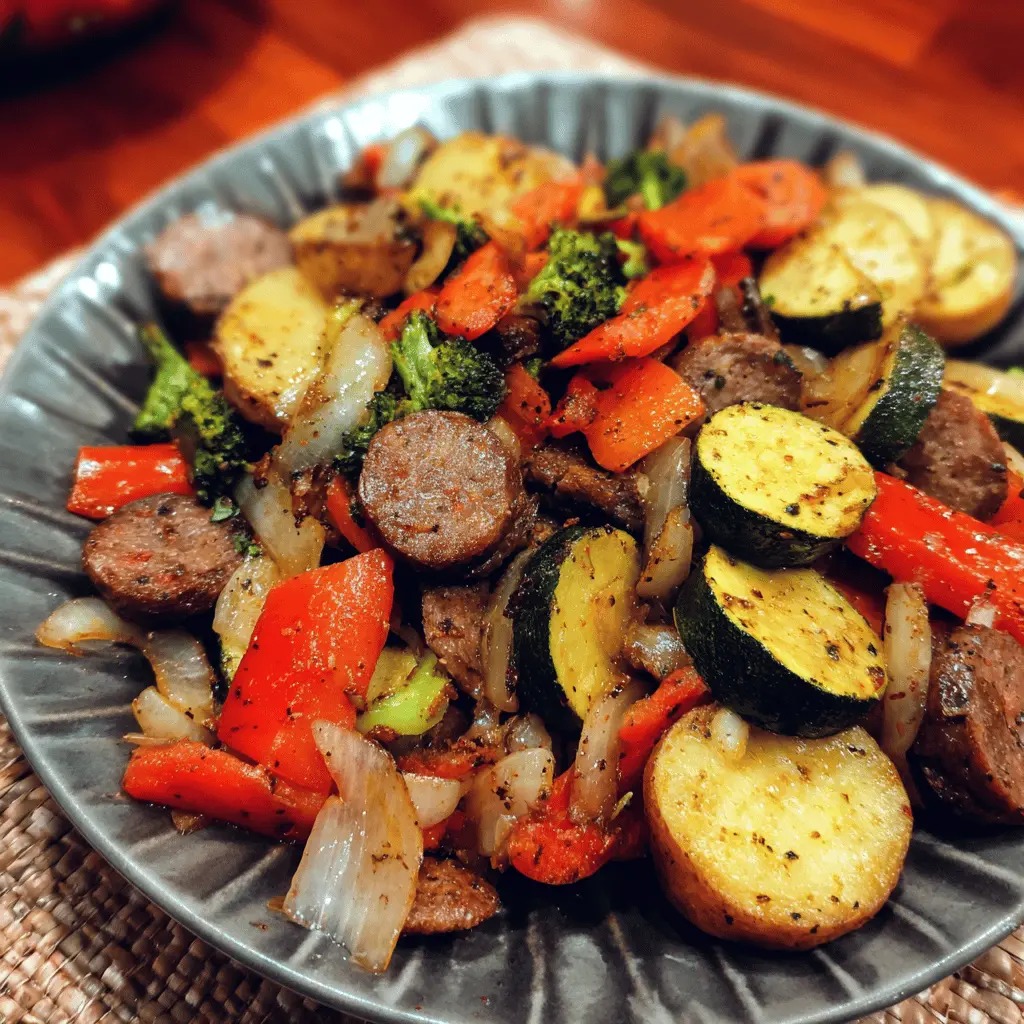Easy Blackstone Cowboy Stir Fry Dinner