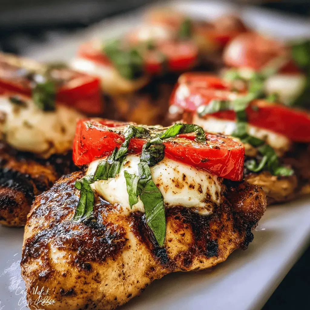 Easy Grilled Chicken Caprese Salad Recipe