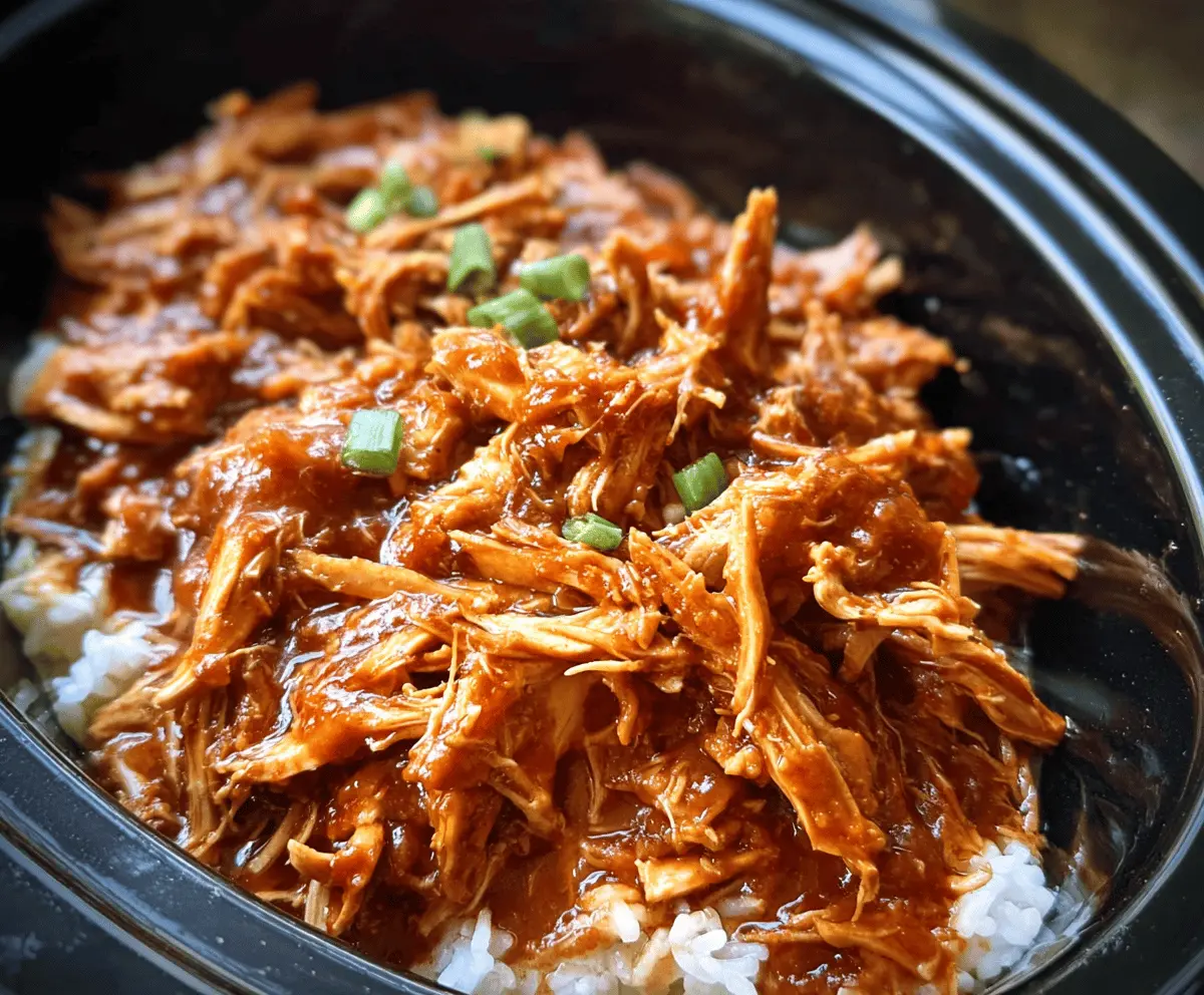 Easy Slow Cooker Hawaiian Chicken Recipe
