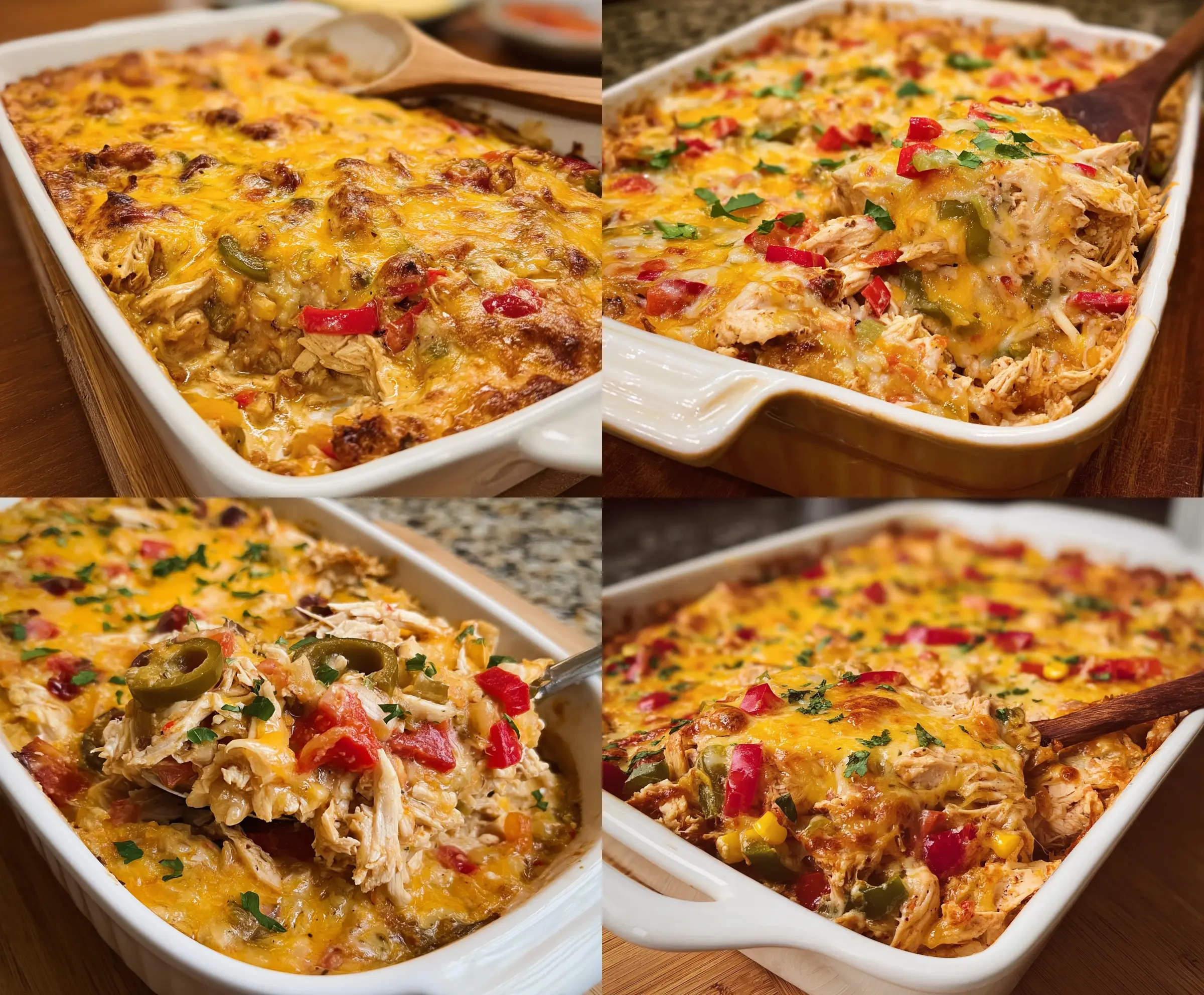 Easy Chicken Fajita Casserole Recipe