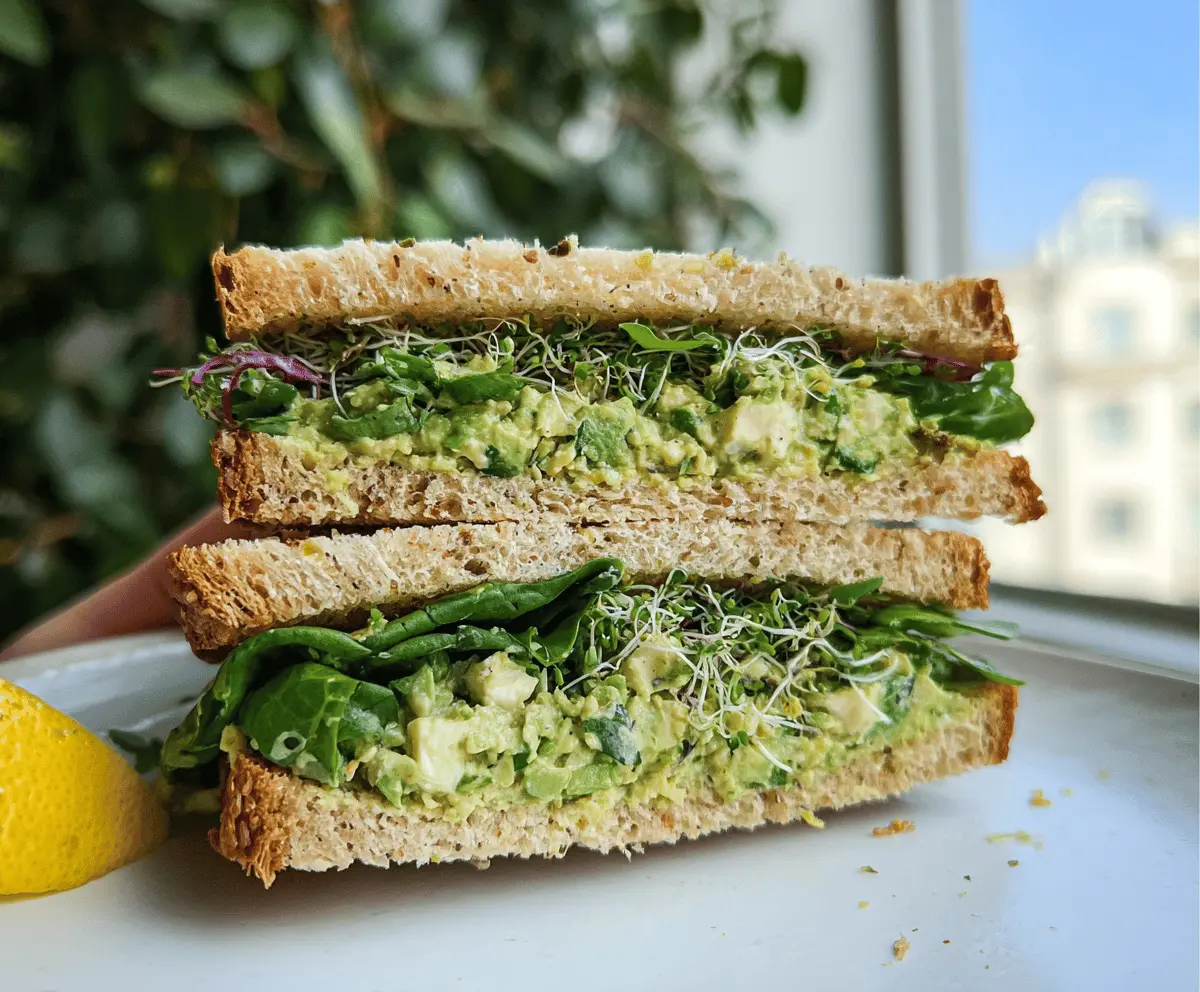 Easy Green Goddess Salad Sandwich Recipe