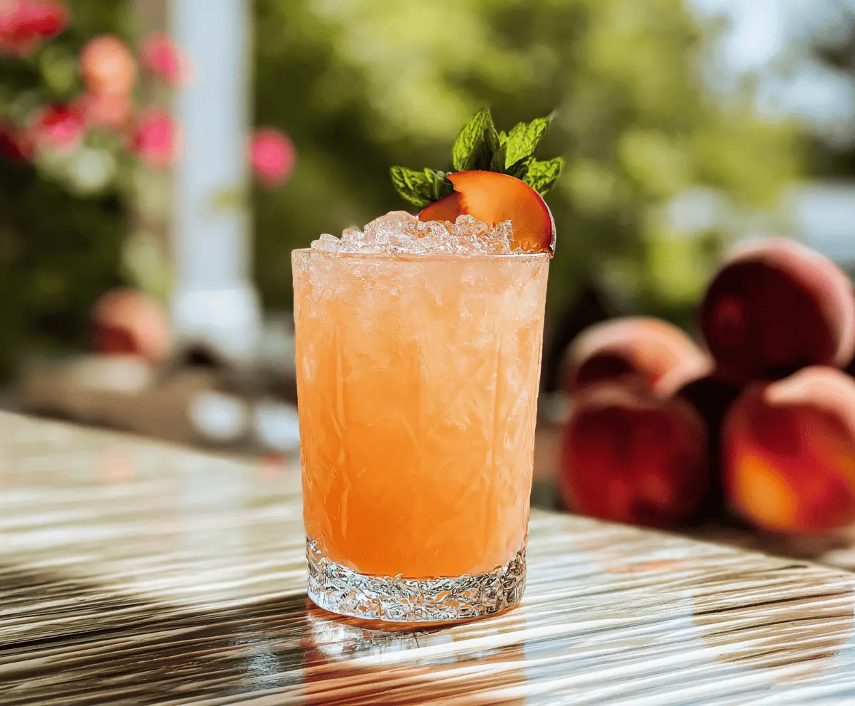 Easy Royal Peach Cocktail Recipe for Summer