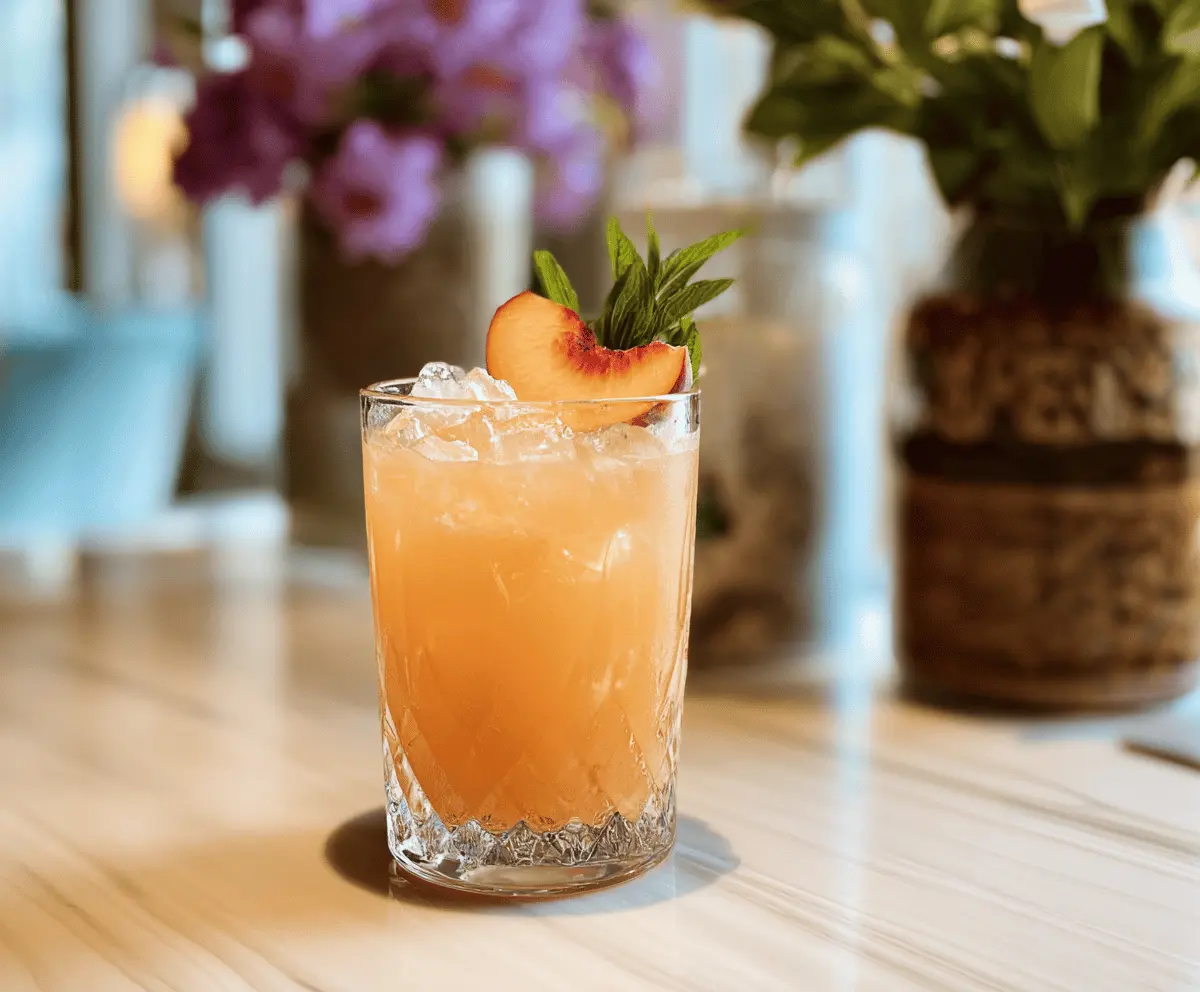 Easy Royal Peach Cocktail Recipe for Summer