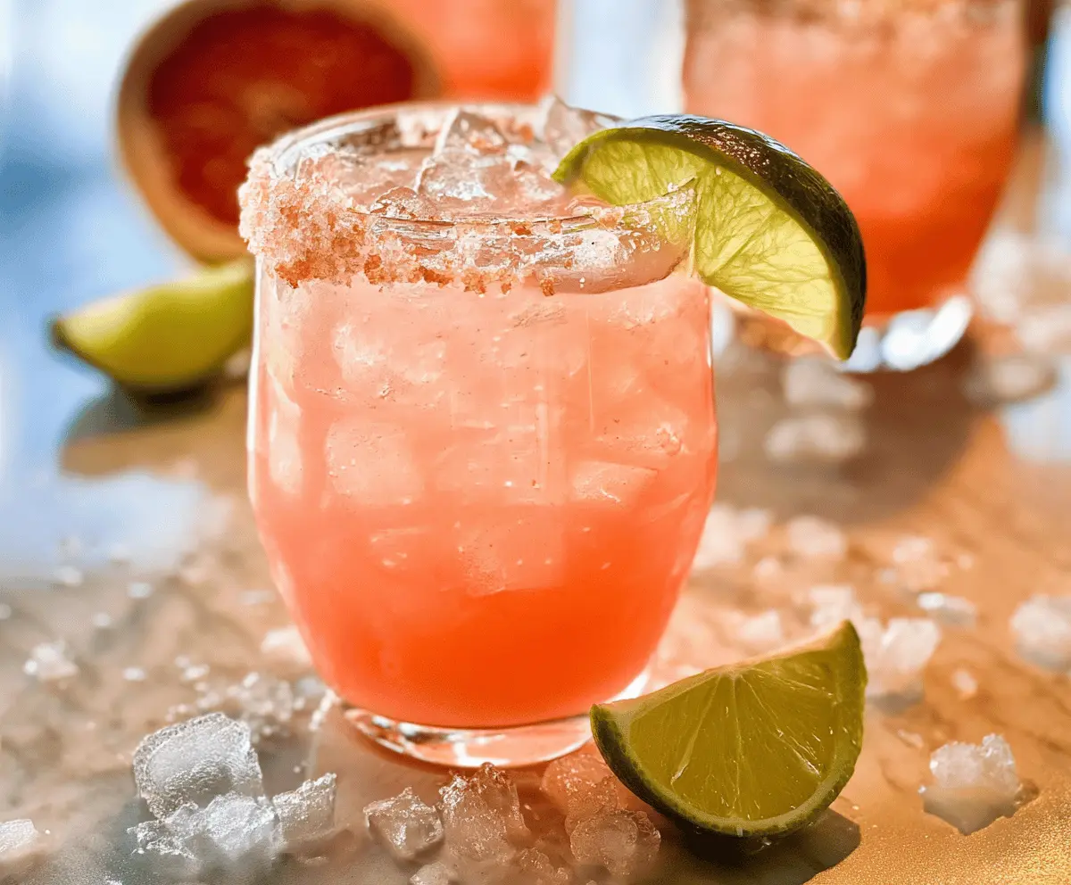 Easy Refreshing Paloma Cocktail Recipe