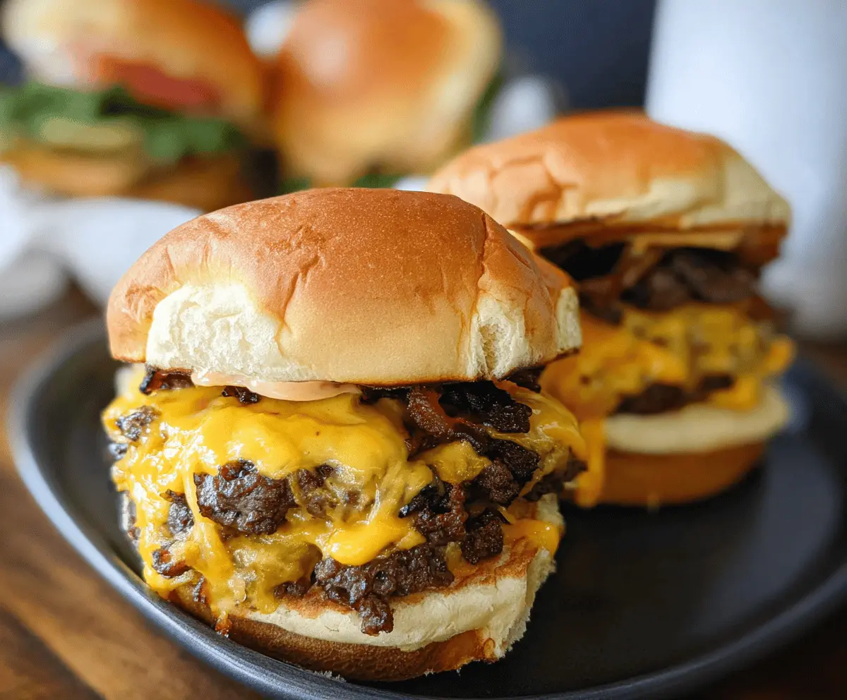 Easy Blackstone Smash Burgers Recipe