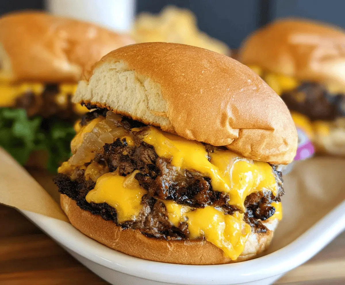 Easy Blackstone Smash Burgers Recipe