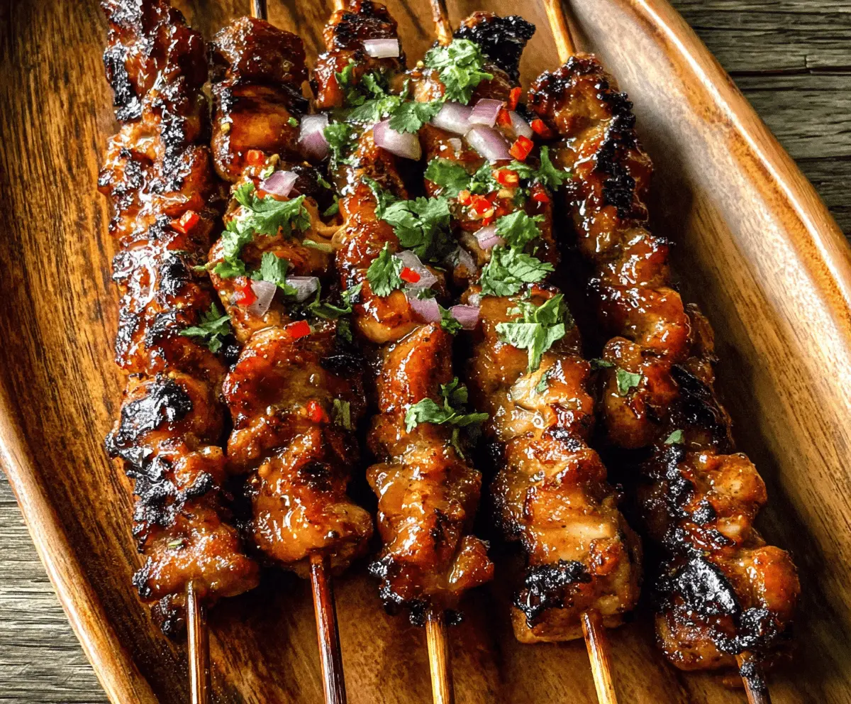 Easy Grilled Thai Chicken Skewers Recipe