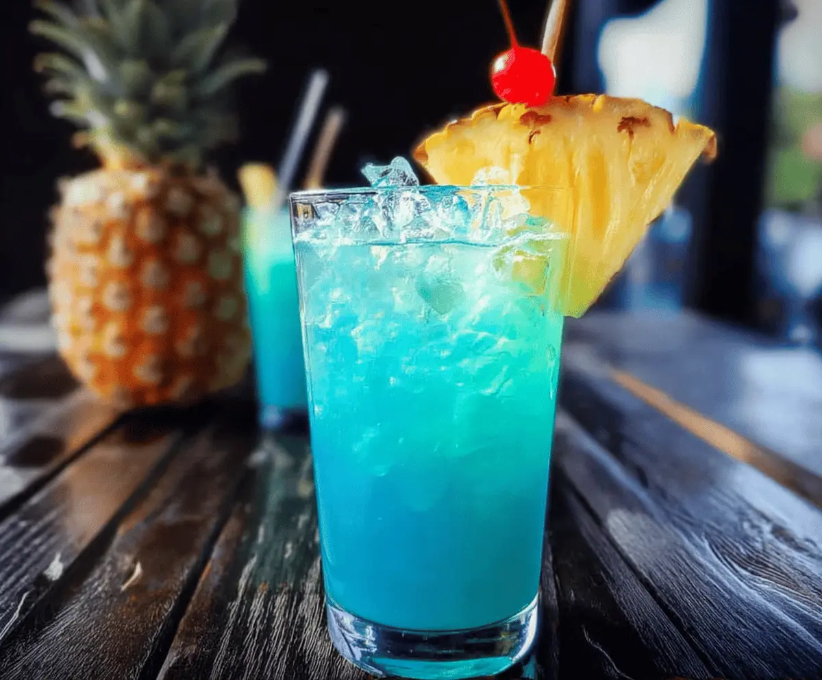 Easy Blue Hawaiian Mocktail Recipe