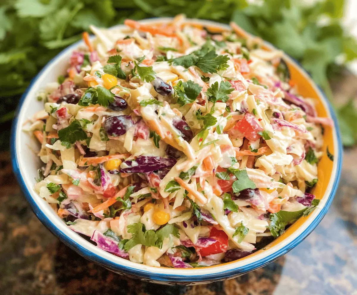Easy Mexican Coleslaw Recipe for Summer