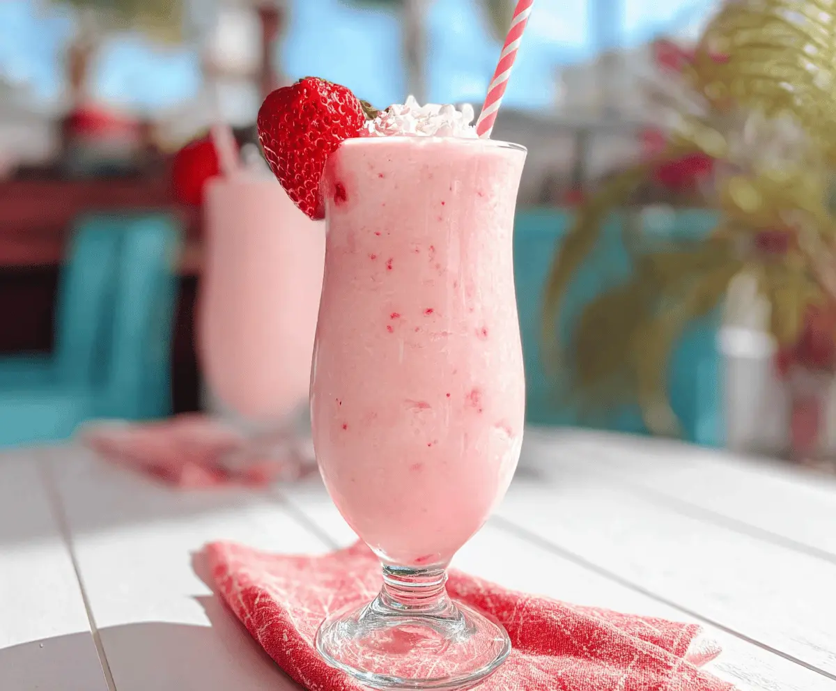 Easy Strawberry Colada Smoothie Recipe