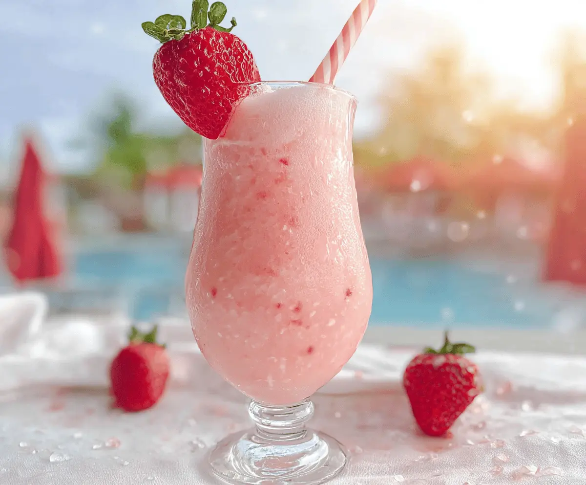 Easy Strawberry Colada Smoothie Recipe