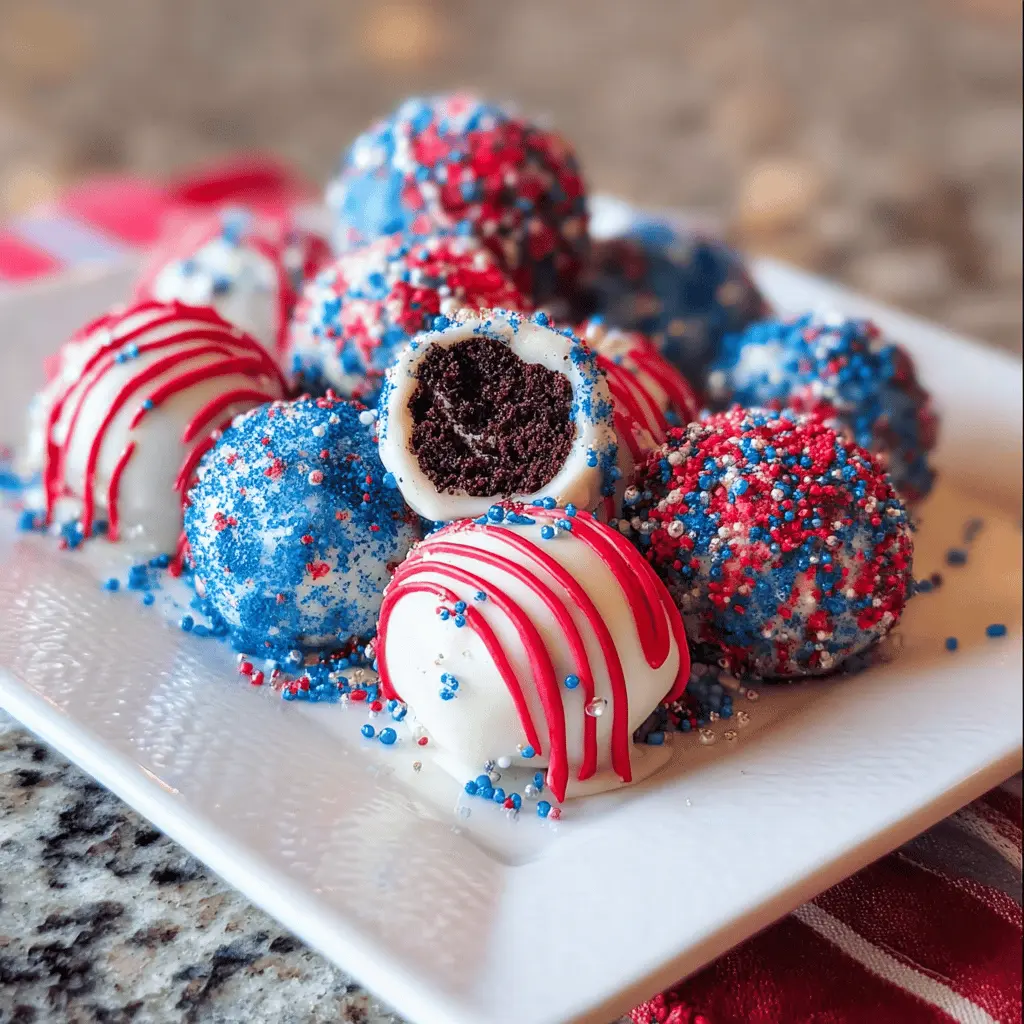 Easy 4th of July Truffles for Summer Celebrations