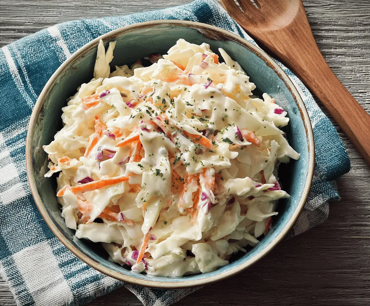 Creamy Coleslaw Recipe for Easy Side Dish