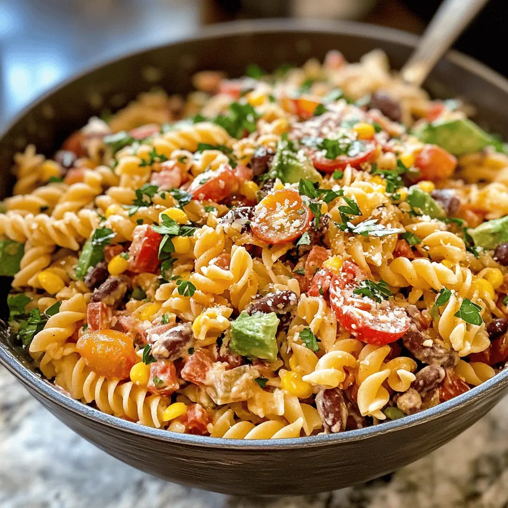 Easy Cowboy Pasta Salad Recipe for Summer