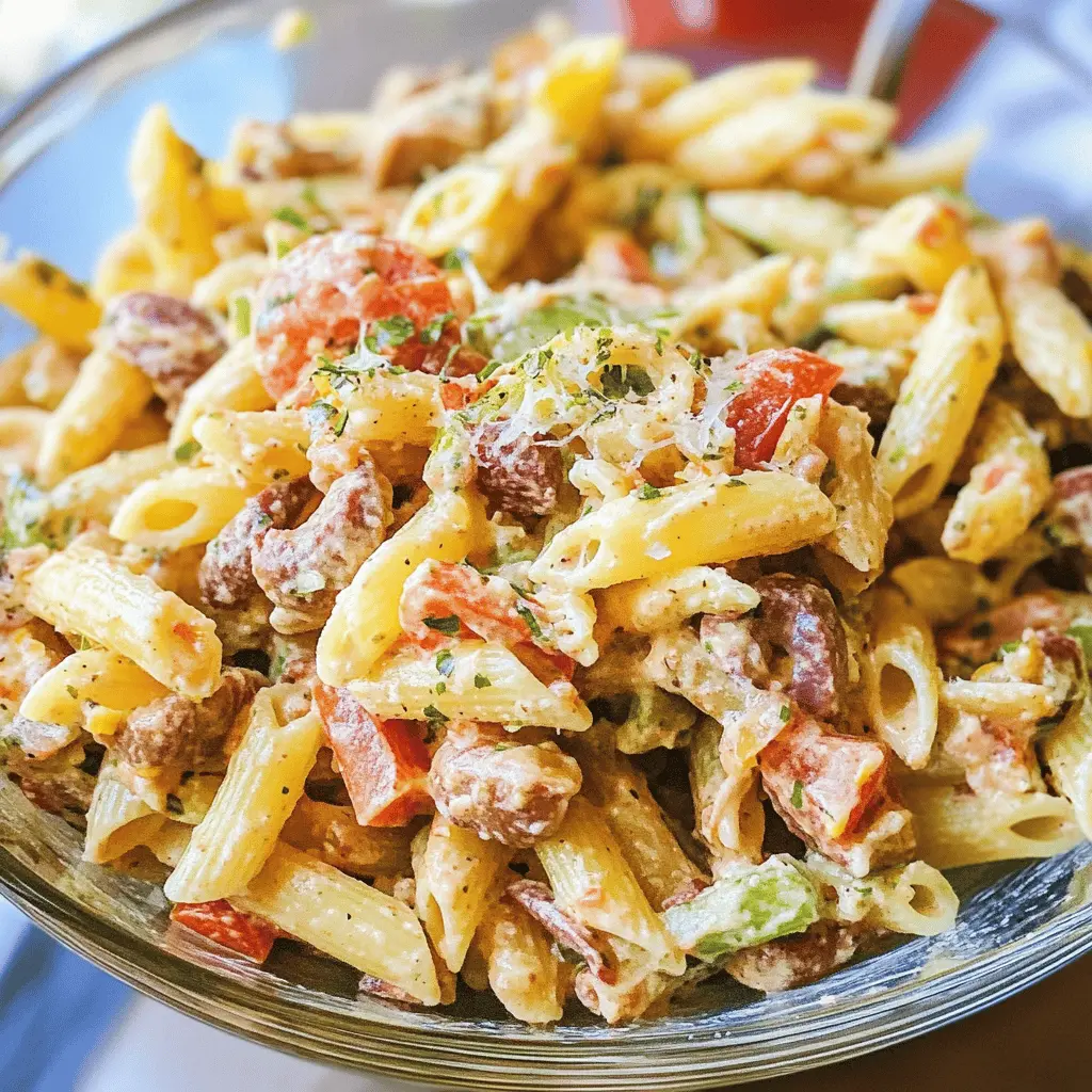 Easy Italian Grinder Pasta Salad Recipe