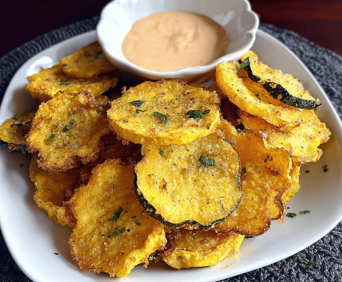 Crispy Air Fried Yellow Squash Recipe